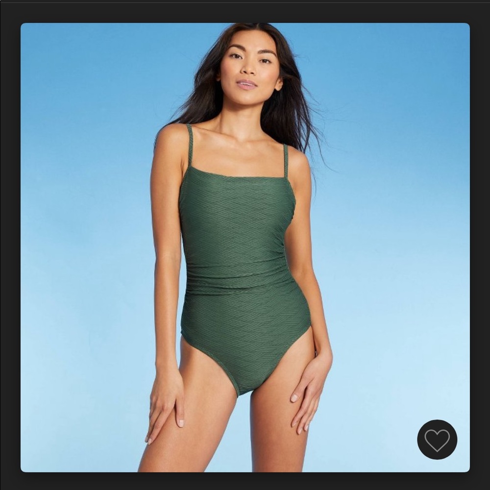 Olive one piece swimsuit